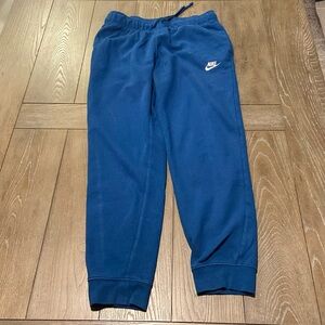 NIKE women’s blue joggers size M gently used